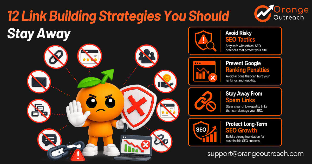 12 Link Building Strategies You Should Stay Away From