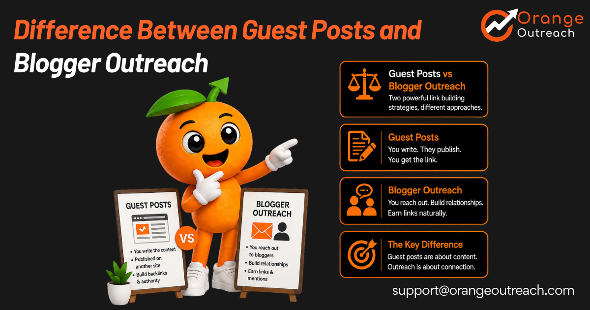 Difference between Guest post and blogger outreach