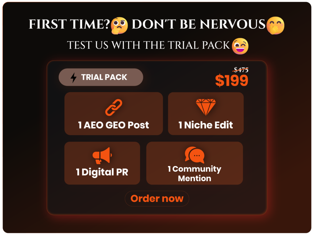 Trial pack Pop up